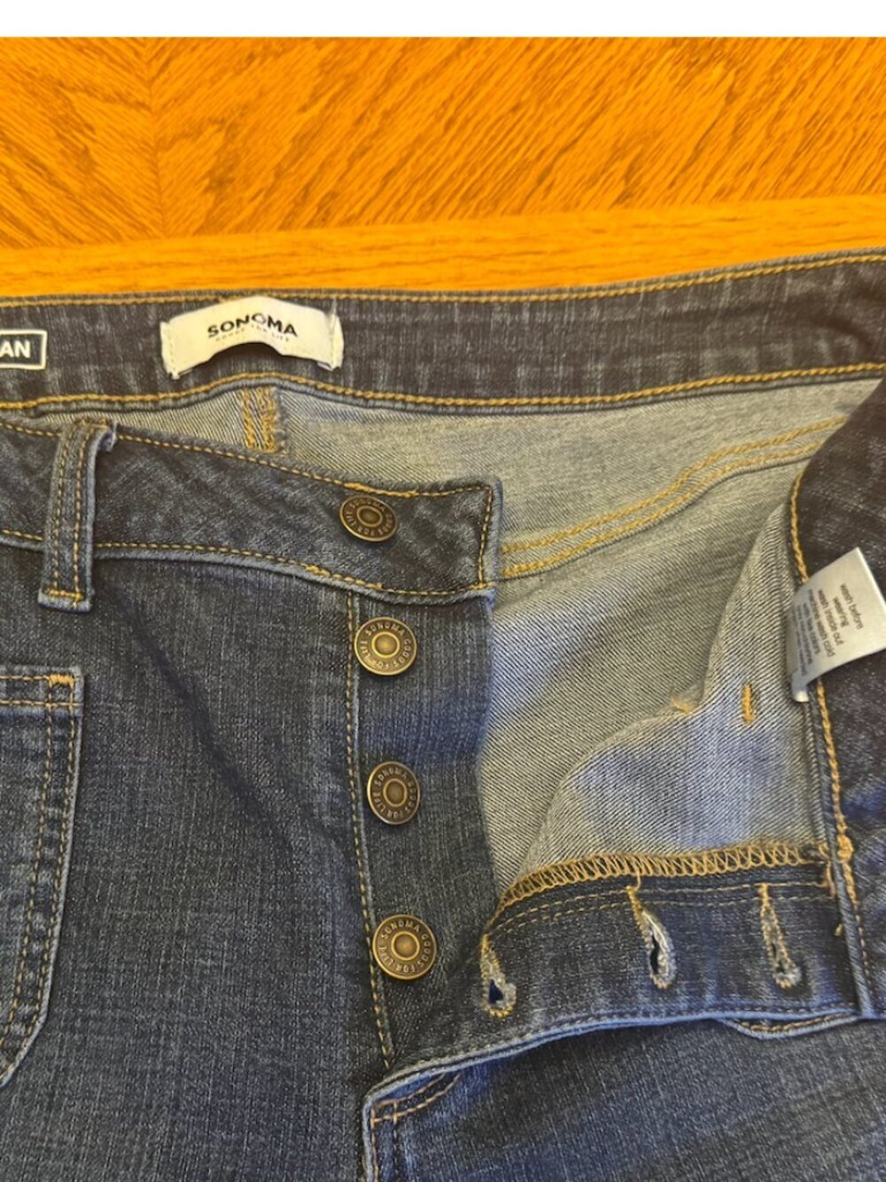Sonoma women's jeans Size 10 Long, Skinny (WJSON) - Picture 5 of 9